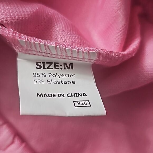 SOLD!! TRIBE LOVE 21 Pink/Green Retro Short Set - Size Medium - Picture 7 of 7